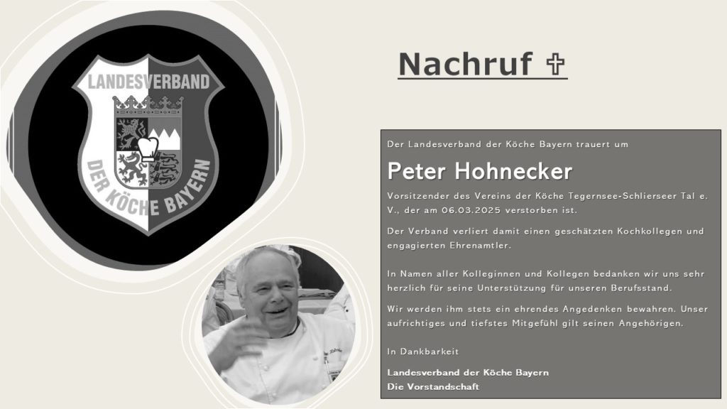 Nachrufpeterhohnecker