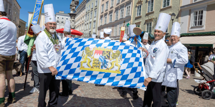 Abordnung vom Köcheverein Inn/Salzach in Salzburg
