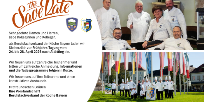 Save the date – Frühjahrstagung LV Bayern