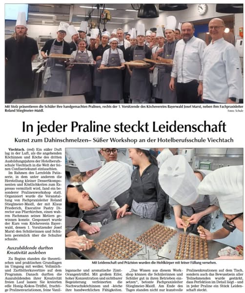 In jeder Praline steckt Leidenschaft