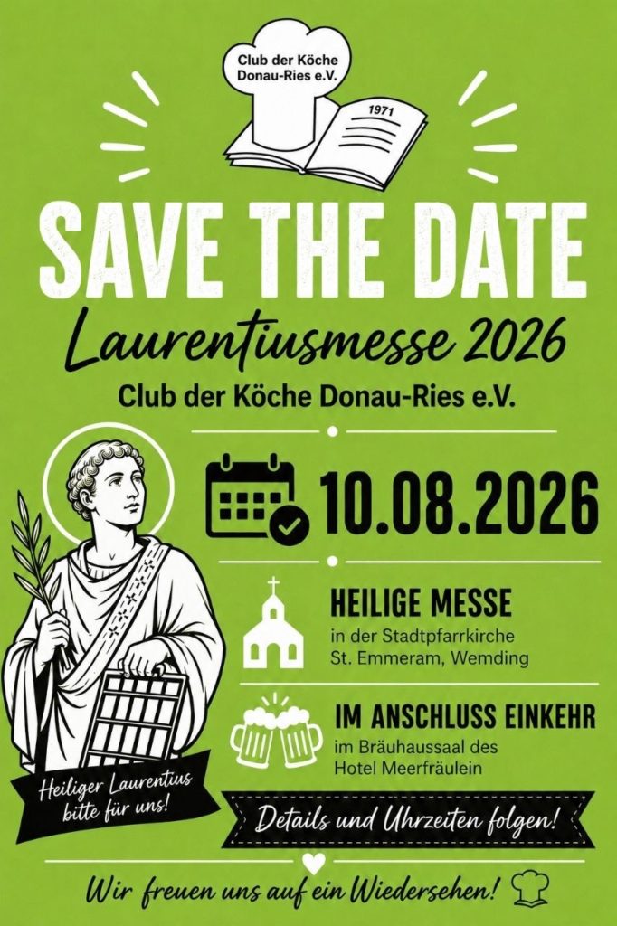 ⛪ Laurentiusmesse 2026 👨‍🍳