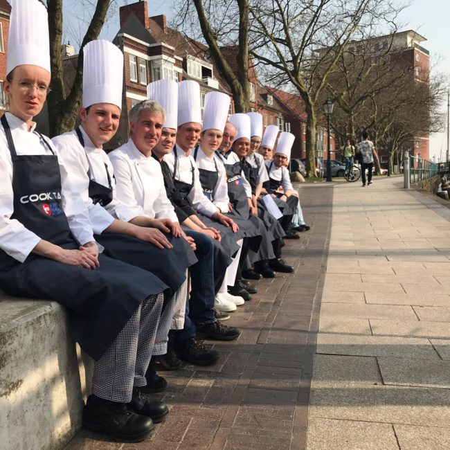 Elf Teilnehmer aus Hannover, Hamburg und Cuxhaven nahmen Anfang April am COOK TANK 2018, Jugendcamp des Landesverbands Niedersachsen, teil. Foto: LV Niedersachsen