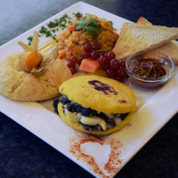 Ein bunt zusammengestelltes südamerikanisches Frühstück. Foto: Privat