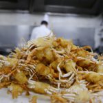 Ein Einblick in die chinesische Abteilung der Küche im Seoul Garden Hotel. Foto: Bruno Ebermann