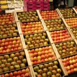 Bunte Farbenpracht in der Halle für Obst und Gemüse. Foto: VKD