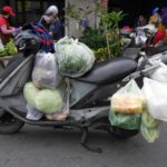 In Taiwan wird selbst das kleinste Gefährt möglichst effizient bepackt. Foto: Privat