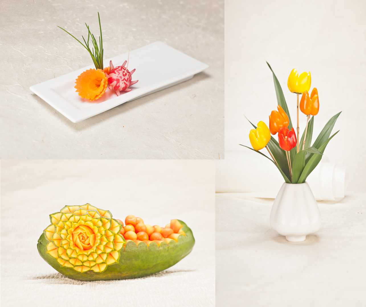 Früchte- und Gemüseschnitzen