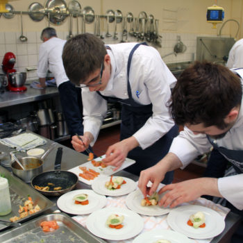Viel Raum für Kreativität gibt es in den Lehrküchen. Photo: Berufsbildende Schulen Cuxhaven
