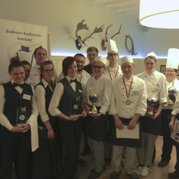 Aktivitäten für den Berufsnachwuchs: Teilnehmer des Franz-Reischmann-Pokals 2015. Foto: Bodensee-Kochverein Club der Köche e. V