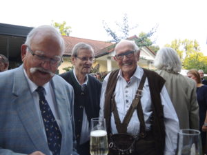 Ludwig Hagn (links) war auch gekommen. Foto: Privat