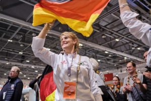 Die deutsche Fankurve feuerte die Teams während der IKA 2020 kräftig an. Foto: IKA/Culinary Olympics