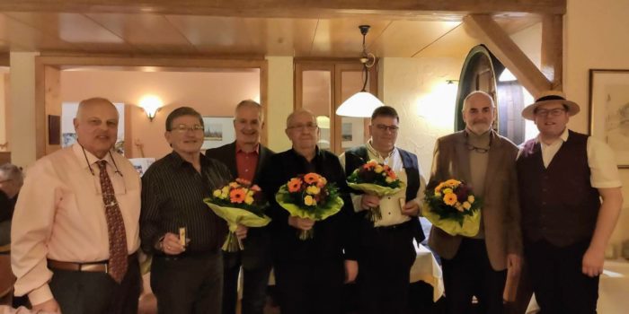 Jahresessen und Ehrungen in der Südpfalz