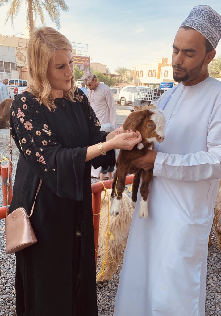 Besuch auf dem Viehmarkt. Foto: Julia Komp