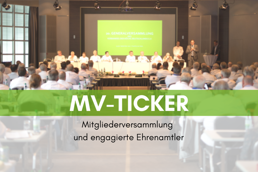 MV-Ticker: Mitgliederversammlung und engagierte Ehrenamtler