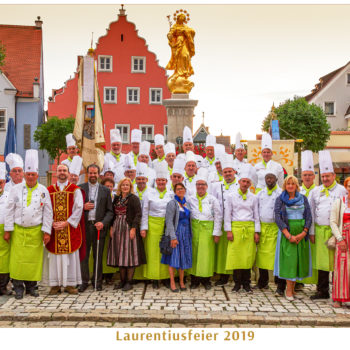 Gruppenbild beim Laurentiustag in Wemding. Foto: Club der Köche Donau-Ries