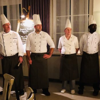 Seit 35 Jahren kocht das Team vom Mitgliedsbetrieb „Gasthaus zur Wallfahrt“ in Wemding das Wildessen.