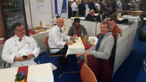 Gute Stimmung auf der HOGA: Die Fachmesse Nürnberg ist ein Pflichttermin für den Verein. Foto: Verein Nürnberger Köche