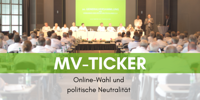 MV-Ticker: Online-Wahl und politische Neutralität
