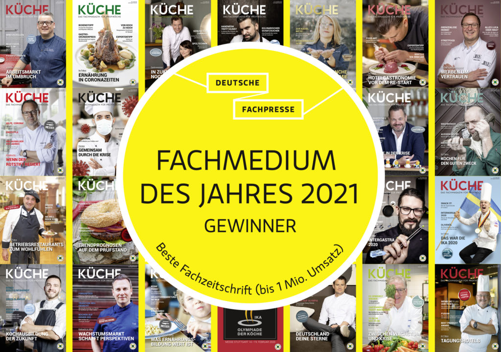 KÜCHE mit Award „Fachmedium des Jahres“ ausgezeichnet