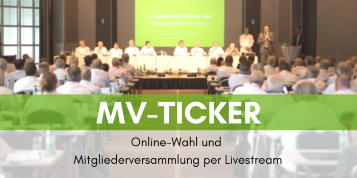 MV-Ticker: Online-Wahl und Versammlung per Livestream