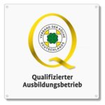 Qualifizierter Ausbildungsbetrieb Logo Neu Schild Klein