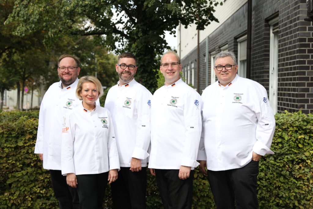 Das neue VKD-Präsidium (v.l.n.r): Christian Türnich, Marketa Schellenberg, Daniel Schade, Thorben Grübnau und Joachim Elflein. Foto: VKD/Ingo Hilger