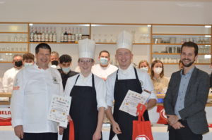 Platz 2 ging an das Team vom Verein der Köche Westküste, Bente Spreckelsen und Maximilian Lehmann. Foto: VKD-Landesverband Nord