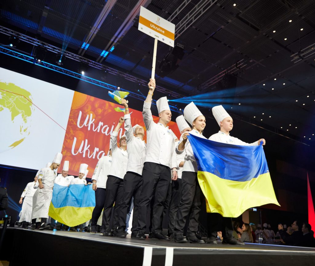 Das ukrainische Koch-Team bei der IKA 2020. ©IKA/Culinary Olympics