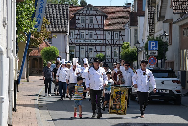 Feierliche Prozession. Foto: Verein der Köche Starkenburg e. V.