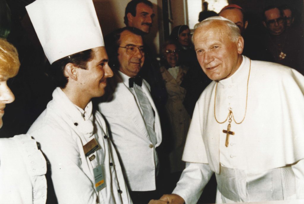 Papst Johannes Paul II zu Gast in Essen. 