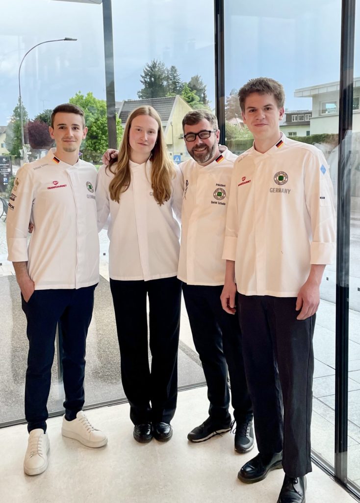 Deutsche Young Chefs in Bregenz, im Bild mit Daniel Schade. Foto: VKD