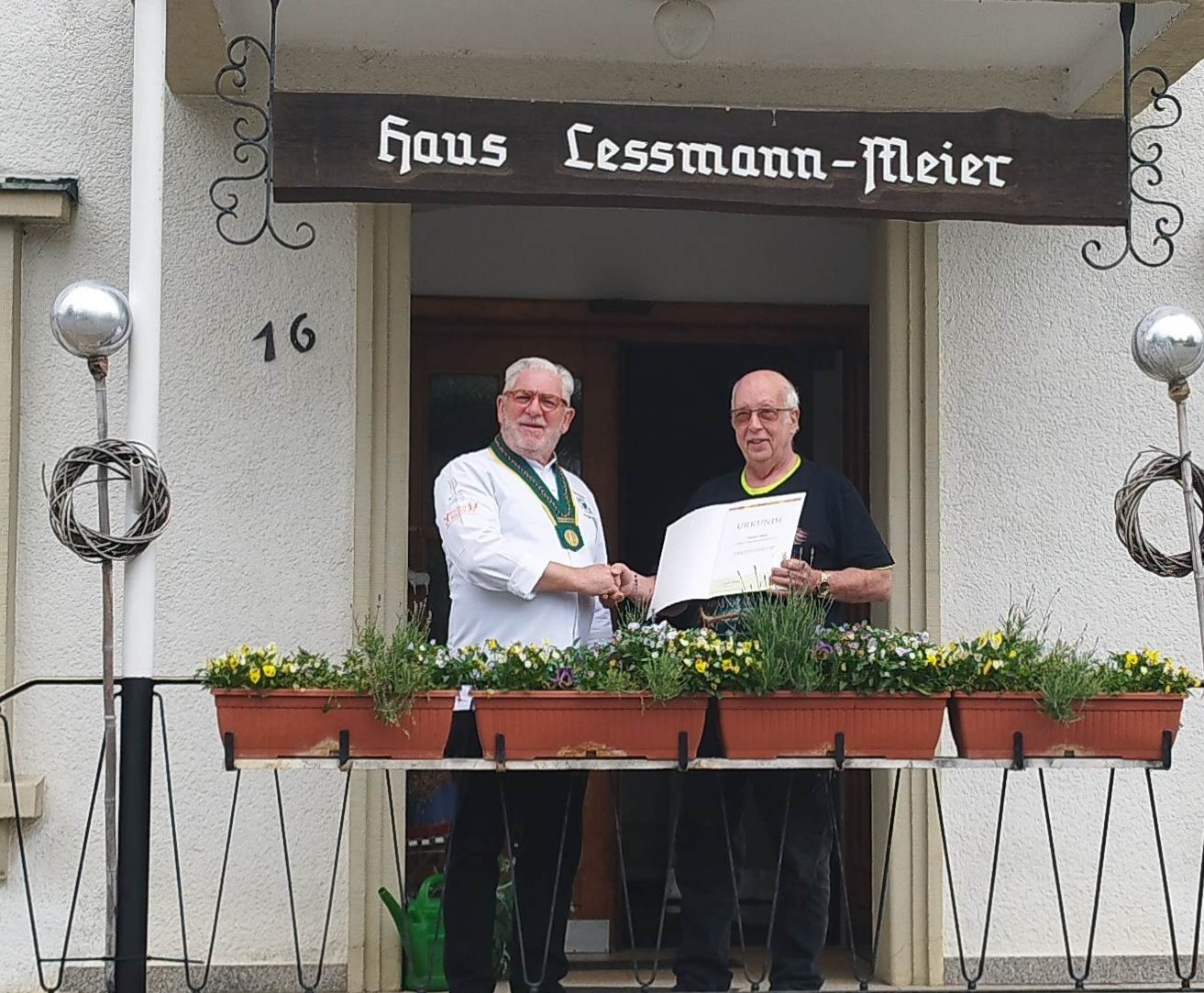 Ehrennadel für Ewald Meier Verband der Köche Deutschlands e. V.