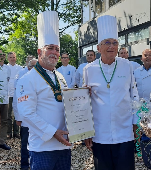 Klaus W. Meyer (rechts) und Jürgen Rabe 2022. 