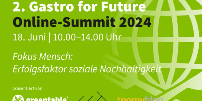 Online-Event zum internationalen Tag der nachhaltigen Gastronomie