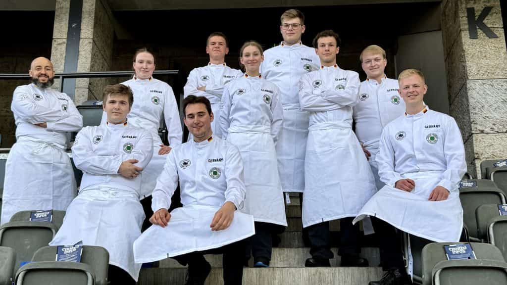 Deutsche Köchenationalmannschaft im Berliner Olympiastadion | Foto: VKD