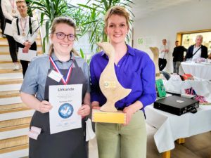 Emma Petersen von der Bäckerei Junge gewann den Service-Wettbewerb. Foto: Verein Kieler Köche 