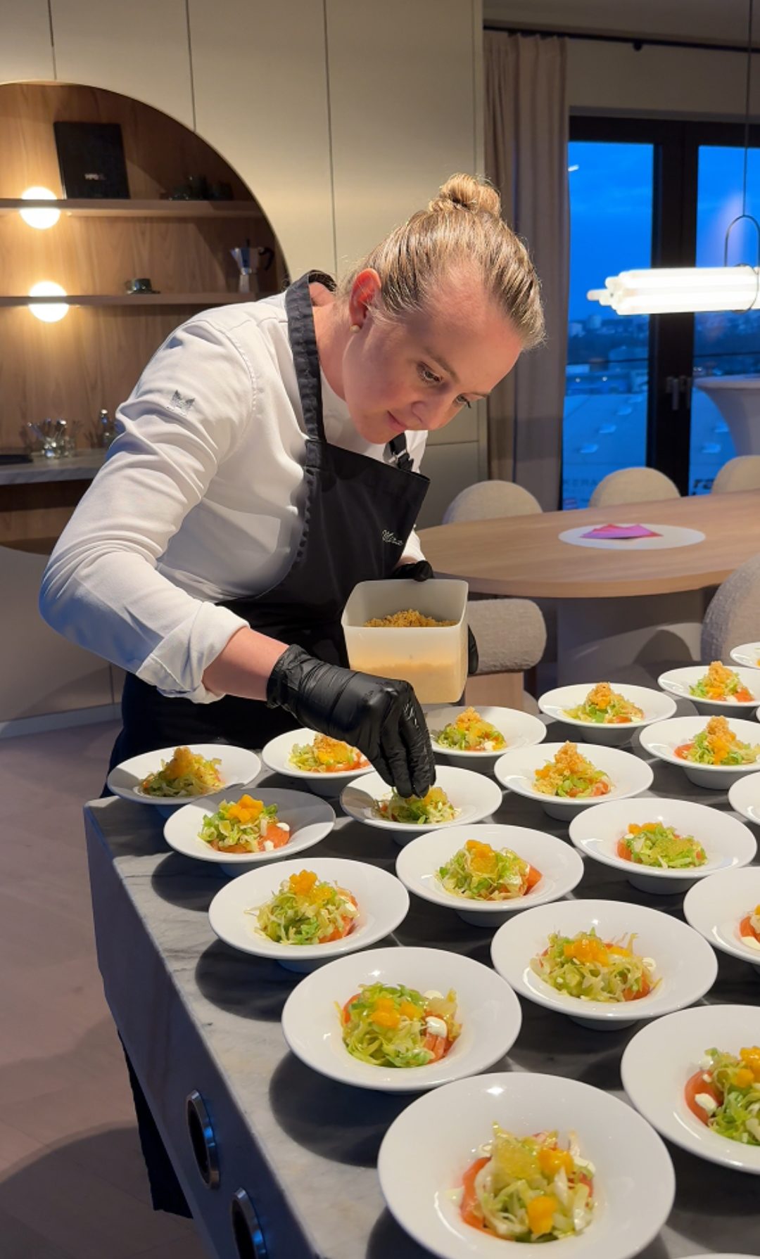 Am liebsten mag Mira kleinere Caterings.