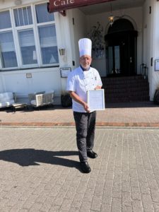 Ansprechpartner vor Ort: Bernd Helm vom Hotel Hohenzollern.