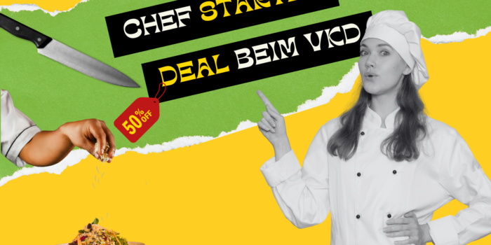 Chef Starter Deal: Azubis sparen 50 % beim VKD-Beitritt