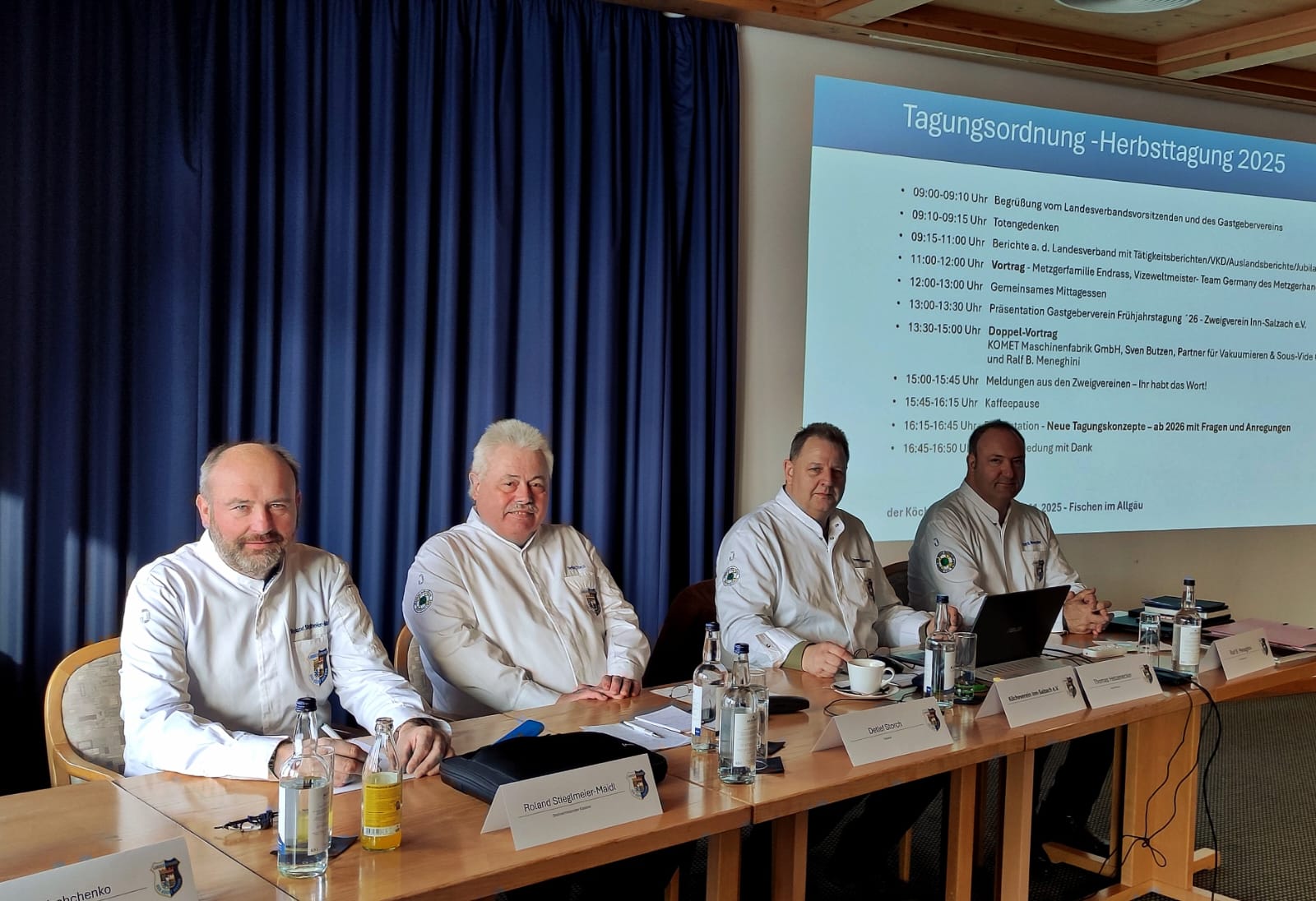 Der bayerische Vorstand leitete durch die Tagung. 