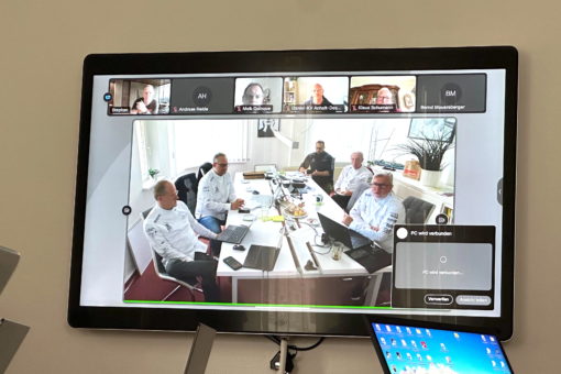 Mitteldeutschland-Meeting am Monitor