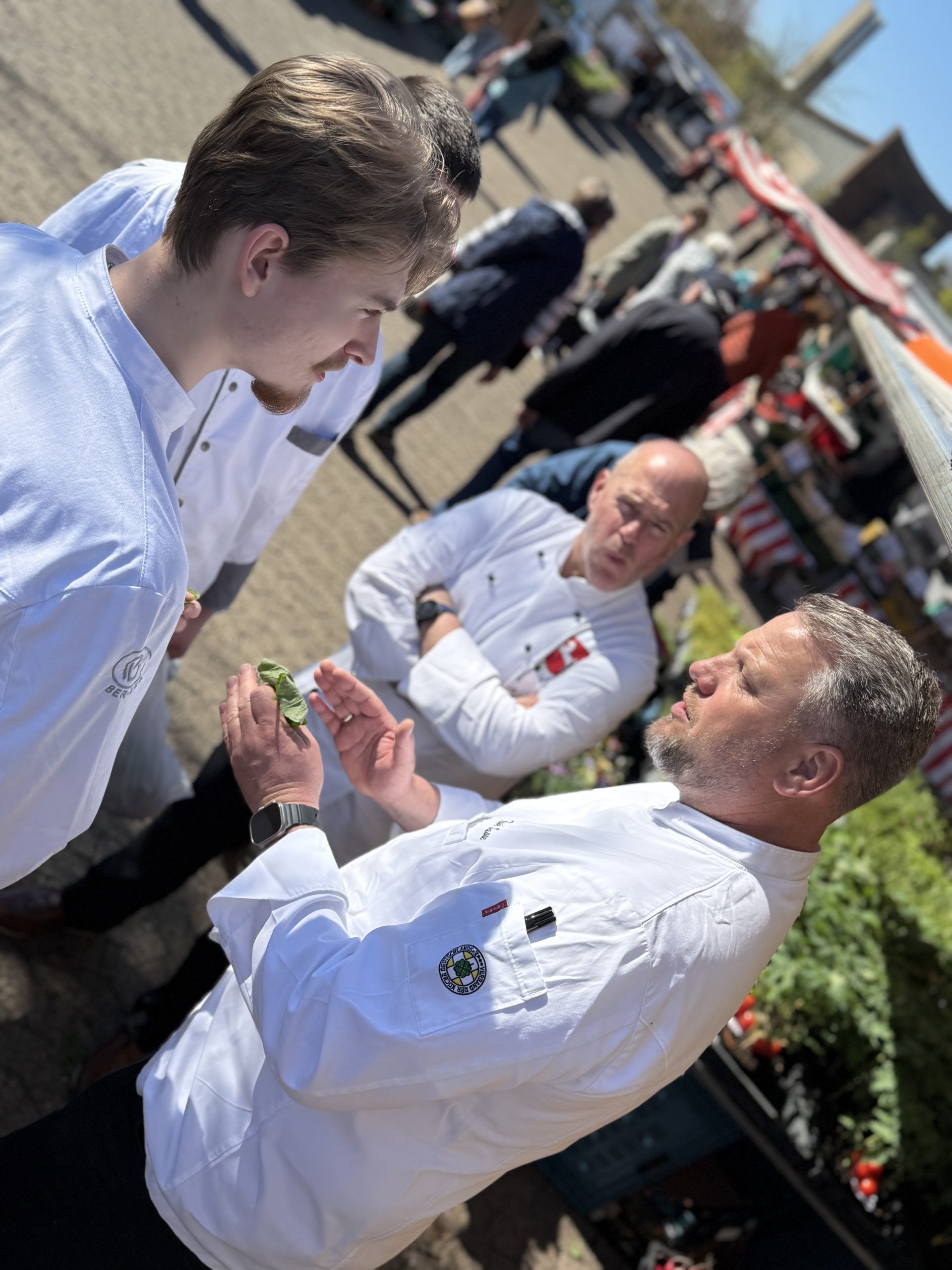 Vor dem Kochen wurde gemeinsam eingekauft.