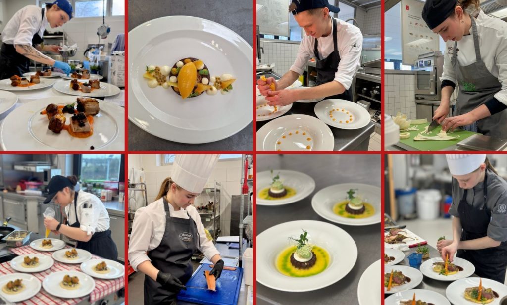 Talent auf über 400 Tellern: Azubis kochen um Finaleinzug