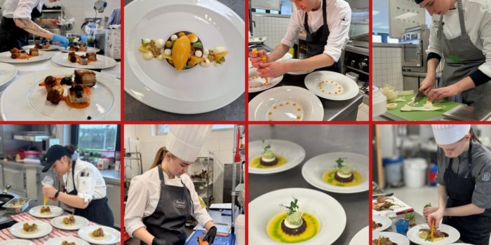 Talent auf über 400 Tellern: Azubis kochen um Finaleinzug