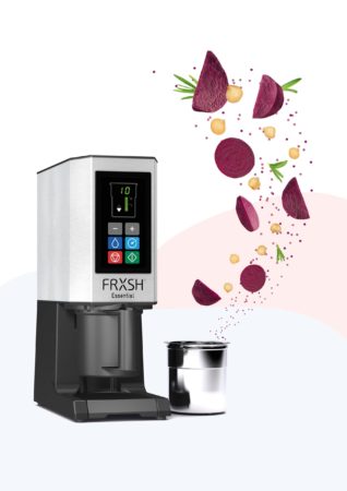 3 Frxsh Essential mit Becher und rote Beete. Foto: Frxsh